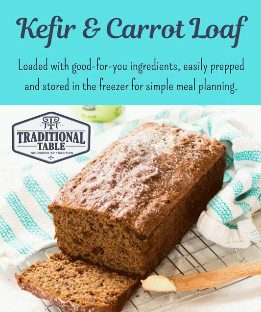 Wholesome Kefir & Carrot Loaf