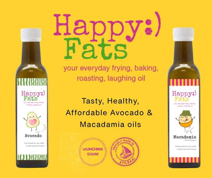 Happy Fats Extra Virgin Macadamia Oil 250ml